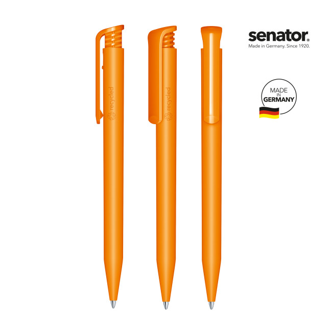 Custom Printed Senator Super Hit Matt Recycled Push Ball Pen - Image 8