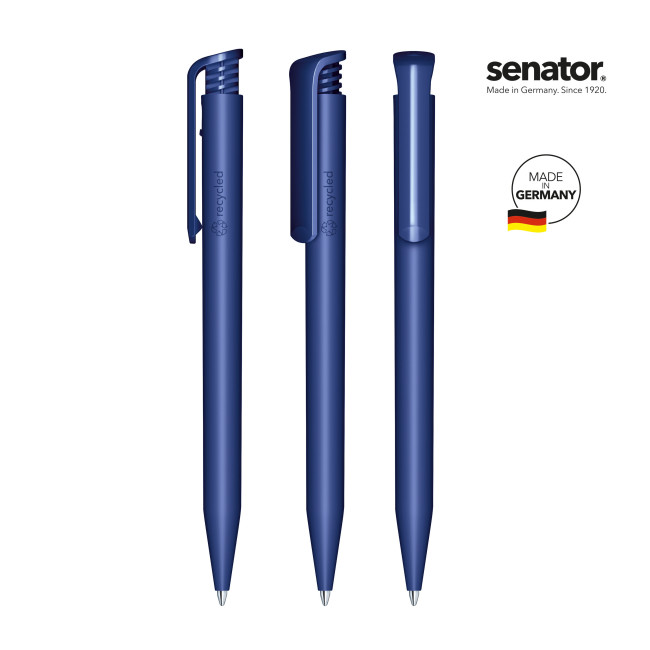 Custom Printed Senator Super Hit Matt Recycled Push Ball Pen - Image 3