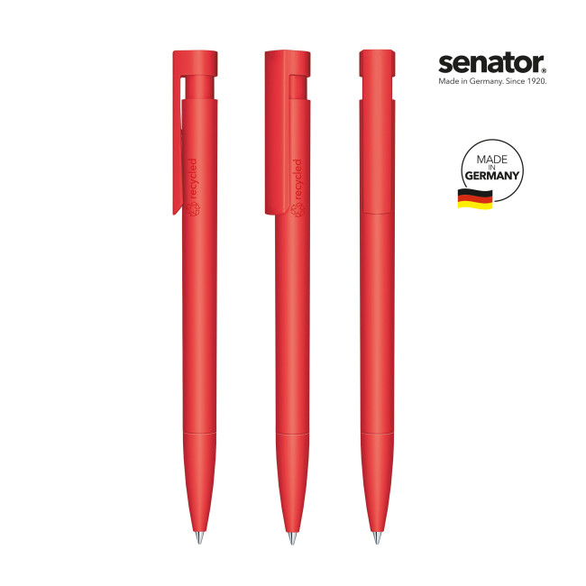 Custom Printed Senator Liberty Matt Recycled Push  Ball Pen - Image 7