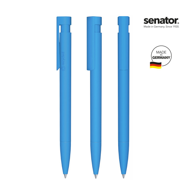 Custom Printed Senator Liberty Matt Recycled Push  Ball Pen - Image 6