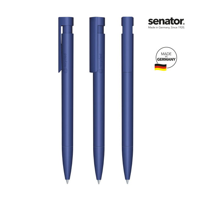 Custom Printed Senator Liberty Matt Recycled Push  Ball Pen - Image 3