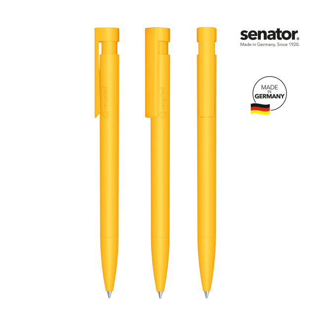 Custom Printed Senator Liberty Matt Recycled Push  Ball Pen - Image 2