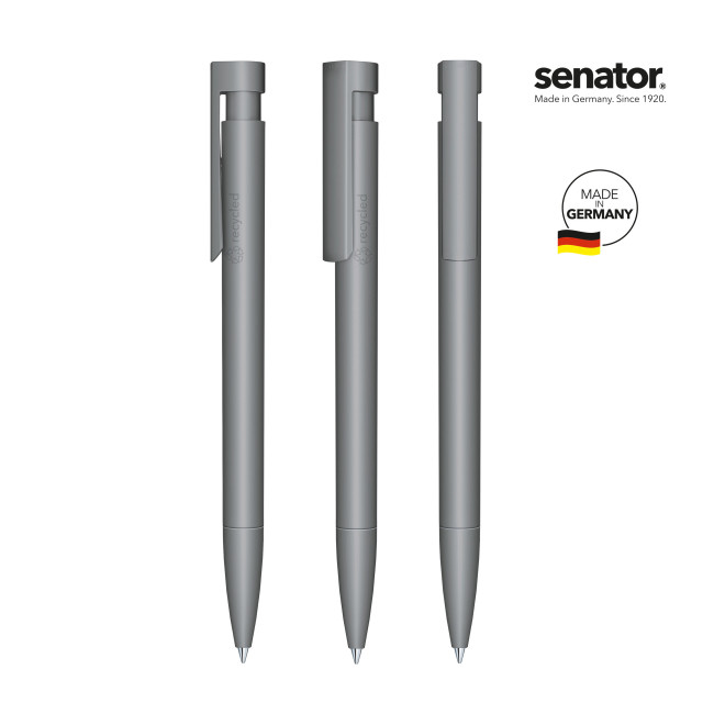 Custom Printed Senator Liberty Matt Recycled Push  Ball Pen - Image 1