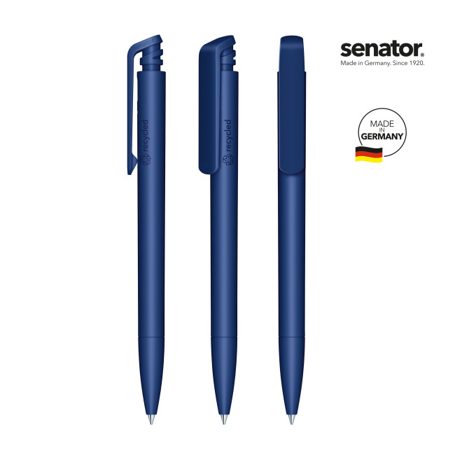 Custom Printed Senator Trento Recycled Push Ball Pen - Image 10