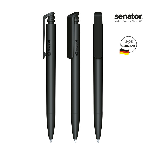 Custom Printed Senator Trento Recycled Push Ball Pen - Image 9