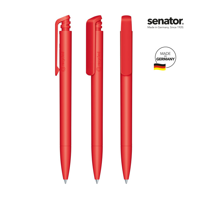 Custom Printed Senator Trento Recycled Push Ball Pen - Image 7