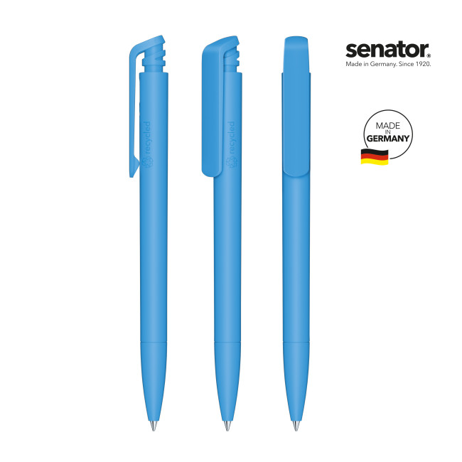 Custom Printed Senator Trento Recycled Push Ball Pen - Image 6