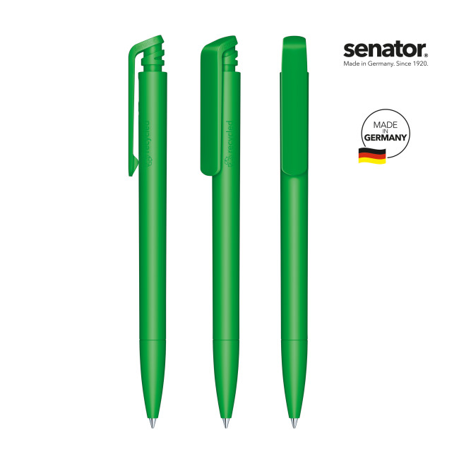 Custom Printed Senator Trento Recycled Push Ball Pen - Image 5