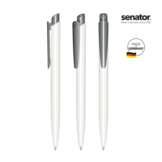 Custom Printed Senator Dart Polished Basic Push Ball Pen - Image 1