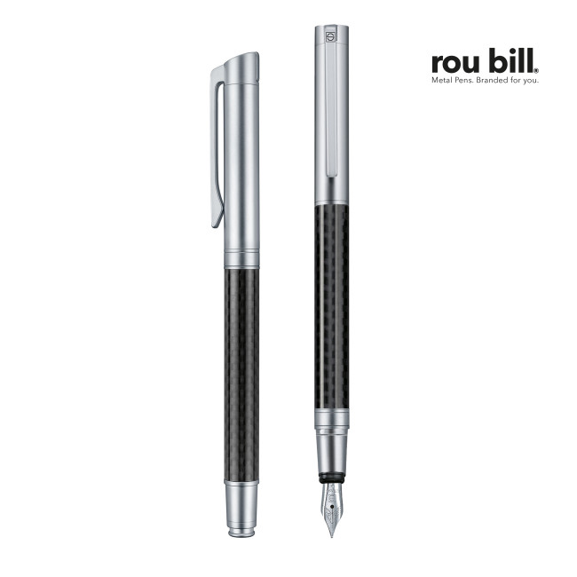 Custom Printed Rou Bill Carbon Line Fountain Pen