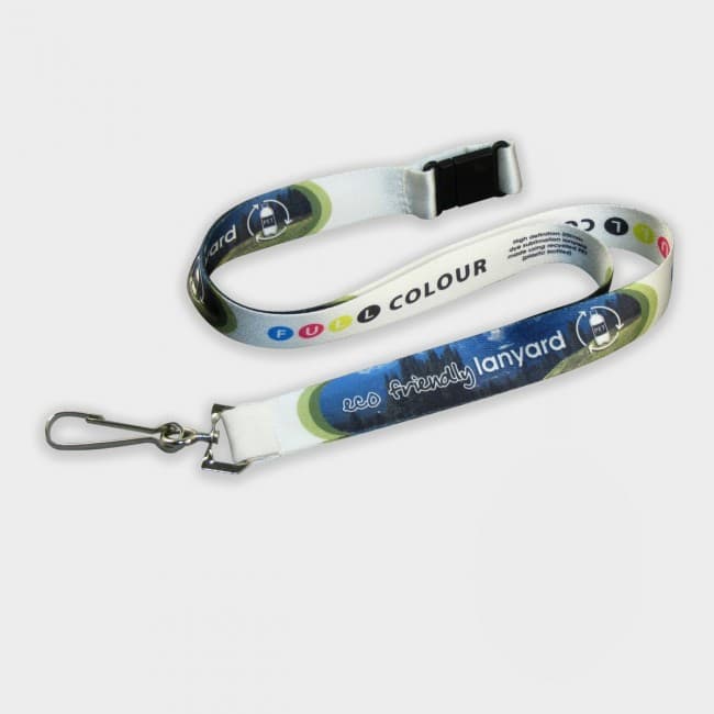 Custom Printed Green & Good Lanyard 10mm - Recycled PET - Image 3