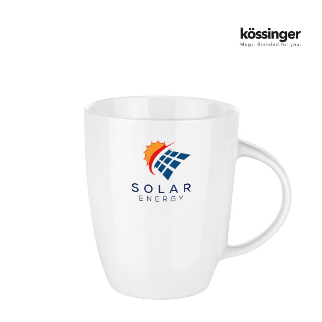 Custom Printed Kossinger Elektra White slim Stoneware Mug