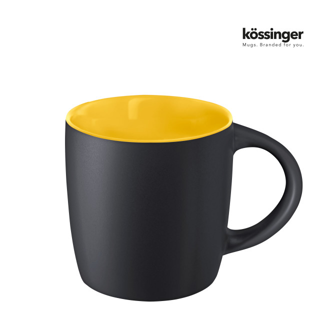 Custom Printed Kossinger Ennia Black Inside Stoneware Mug With Matt Appearance - Image 5