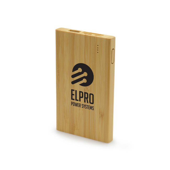 Branded Bamboo Power Bank