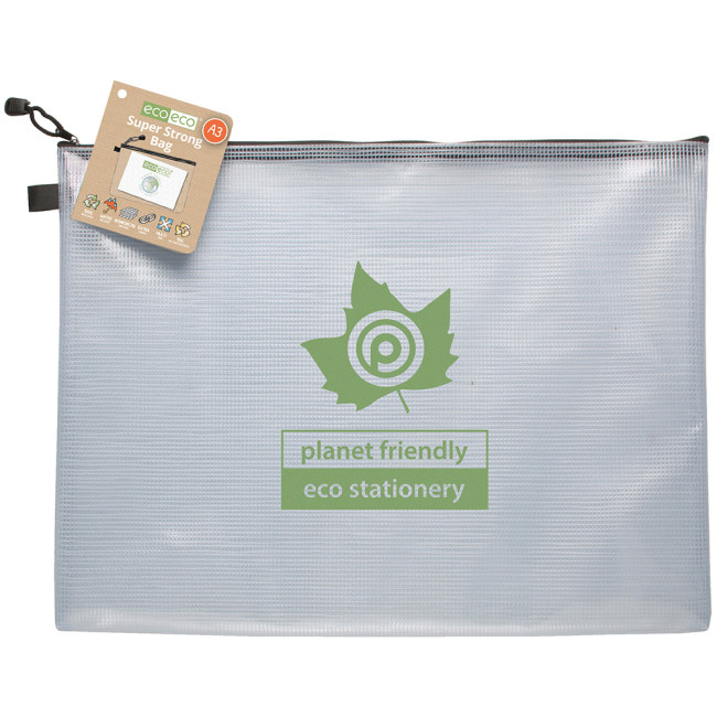 Custom Printed Eco-Eco 95% Recycled Super Strong Bag/Pencil Case