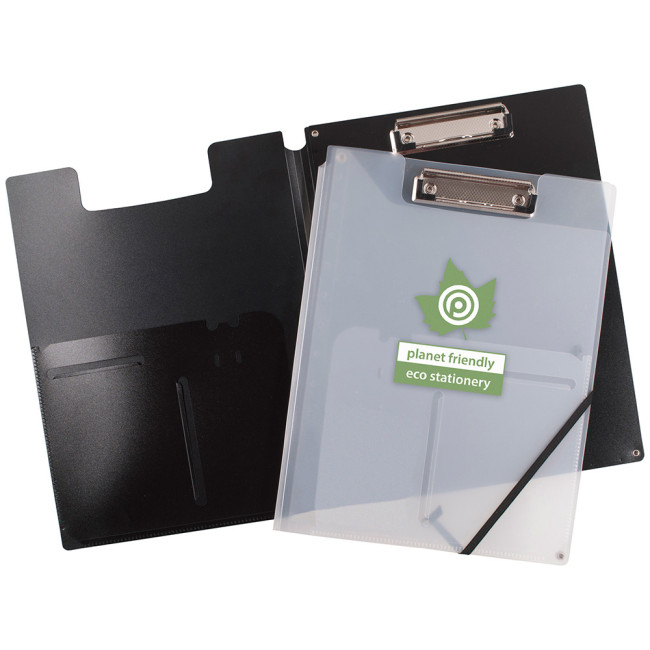 Custom Printed Eco-Eco A4 50% Recycled Clipboard Folder - Image 3