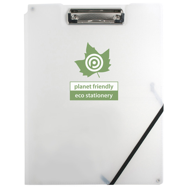 Custom Printed Eco-Eco A4 50% Recycled Clipboard Folder - Image 2