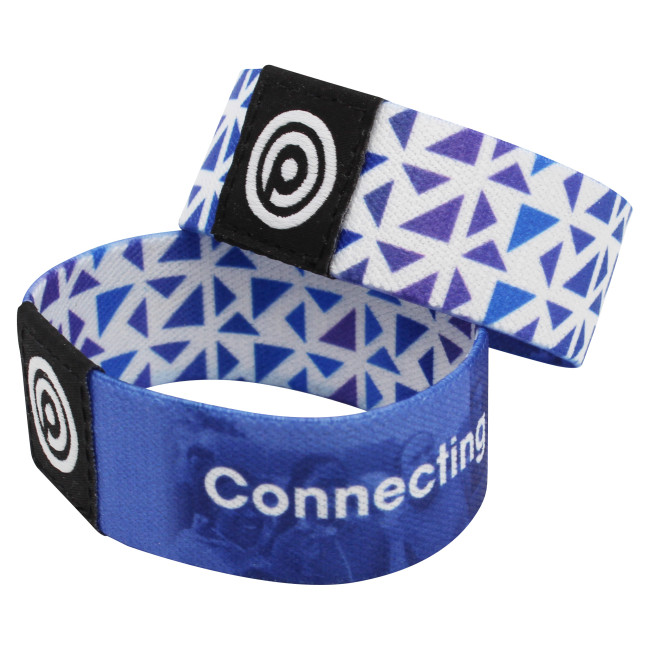 Custom Printed Elastic Fabric Wristband - Image 4