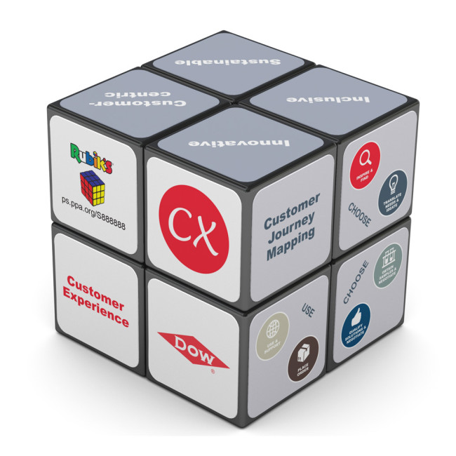 Custom Printed Promotional Rubik's Cube 2x2 57mm - Image 2