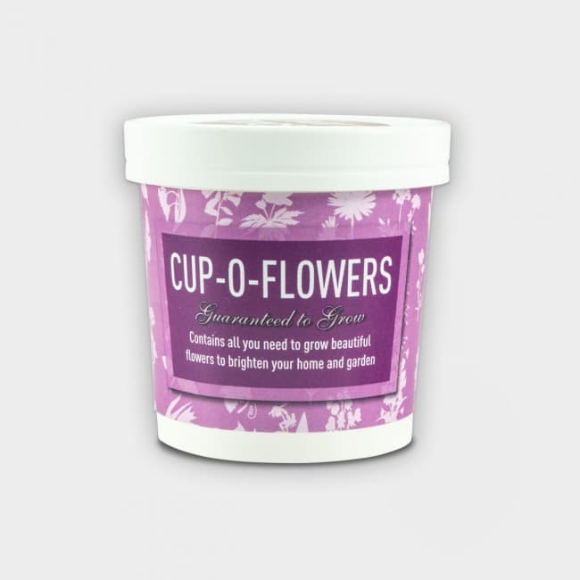 Custom Printed Cup o Flowers - Image 1