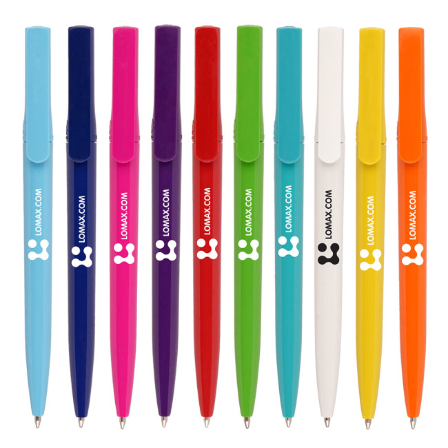 Custom Printed Surfer PET Ball Pen (Solid) - Image 1