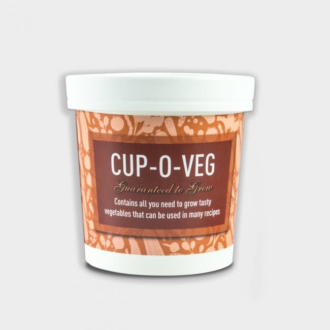 Custom Printed Green & Good Seed Cups - Cup-o-Vegetables - Image 1