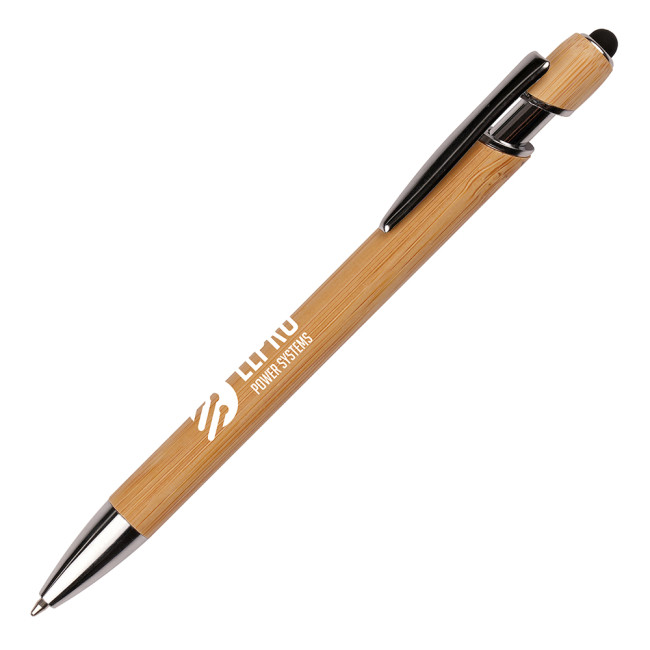 Branded Nimrod Bamboo Stylus Ball Pen