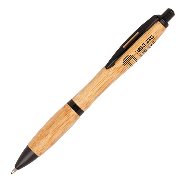 Branded Shanghai Bamboo Ball Pen - Image 2