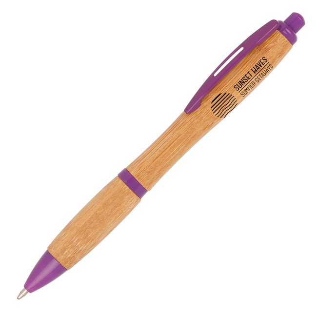 Branded Shanghai Bamboo Ball Pen - Image 4