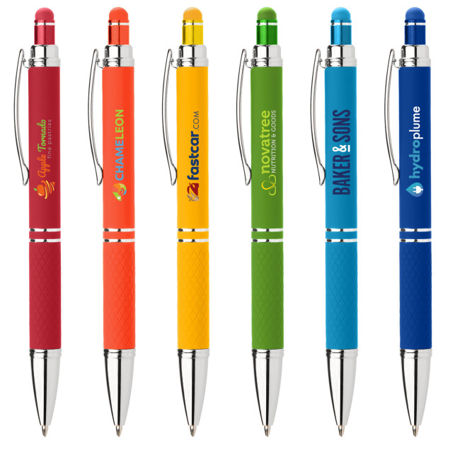 Custom Printed Phoenix Softy Brights Gel Stylus Pen