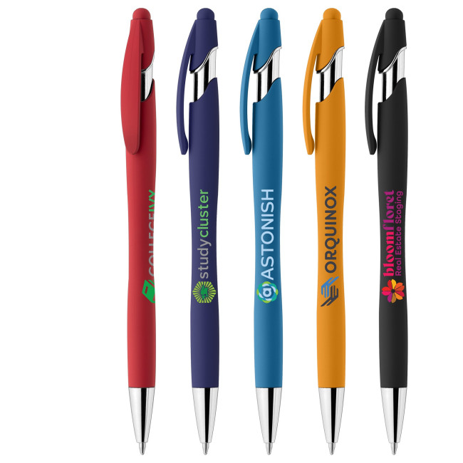 Custom Printed La Jolla Softy Brights Pen