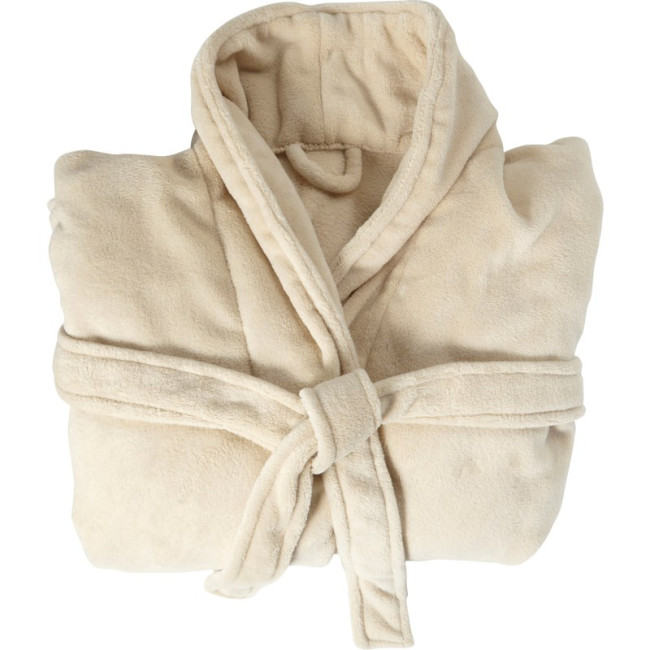 Branded Fleece Bathrobe - Image 1