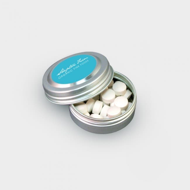 Custom Printed Green & Good Mini Mints - Recycled Aluminium