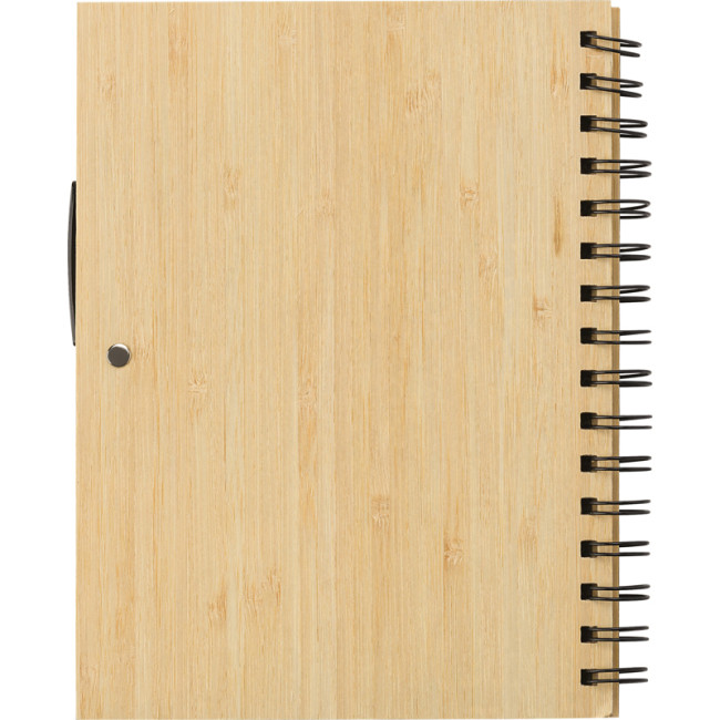 Branded Bamboo A5 Notebook - Image 4