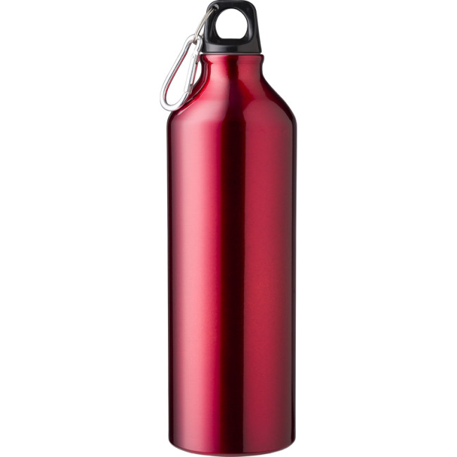 Custom Printed Recycled Aluminium Single Walled Bottle 750ml - Image 2