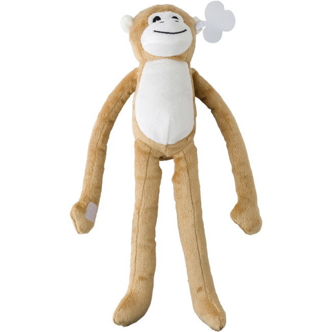 Custom Printed Plush Monkey - Image 2