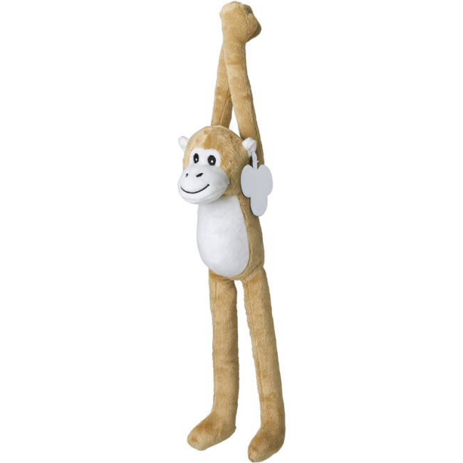 Custom Printed Plush Monkey - Image 1