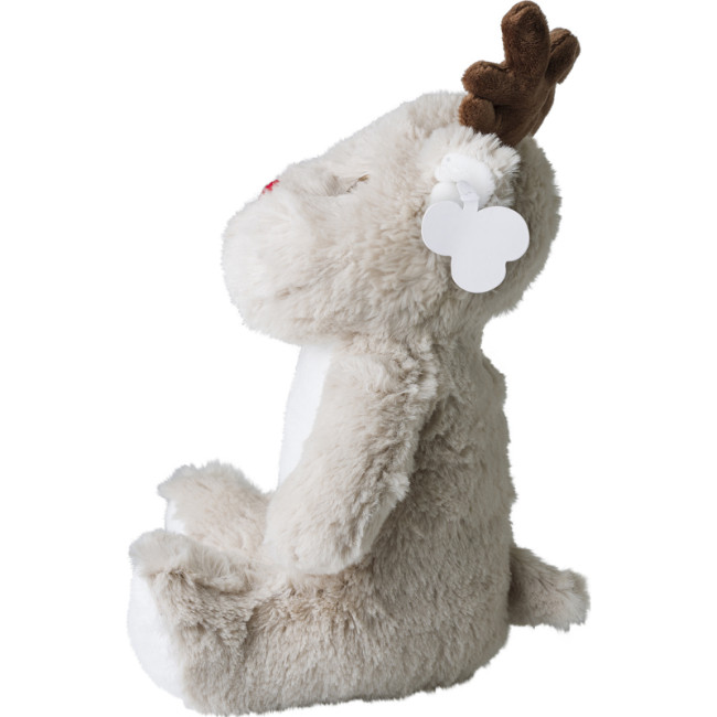 Custom Printed Plush Toy Reindeer - Image 2