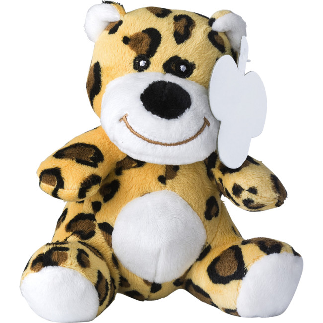 Custom Printed Plush Toy Leopard - Image 1