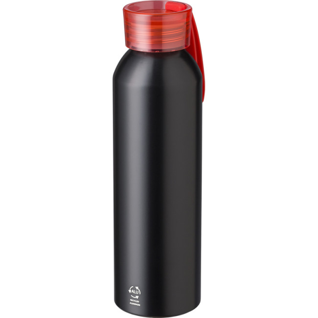 Custom Printed Recycled Aluminium Single Walled Bottle 650ml - Image 3