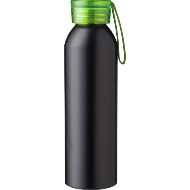 Custom Printed Recycled Aluminium Single Walled Bottle 650ml - Image 1