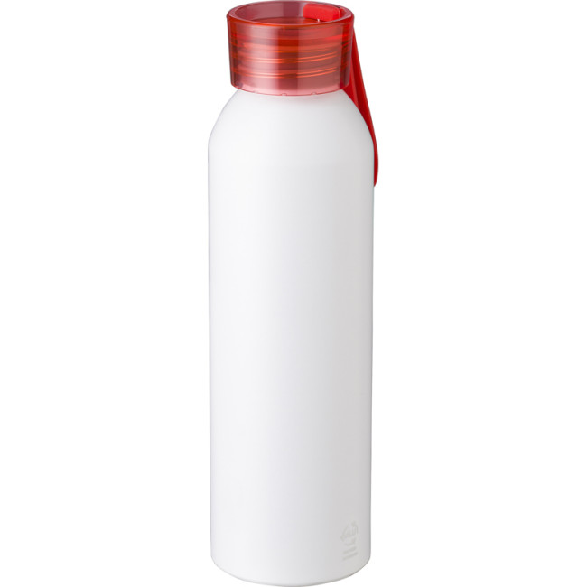 Branded Mimosa Recycled Aluminium Single Walled Bottle 650ml - Image 1