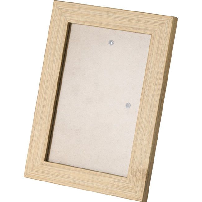 Branded Bamboo Photo Frame - Image 1