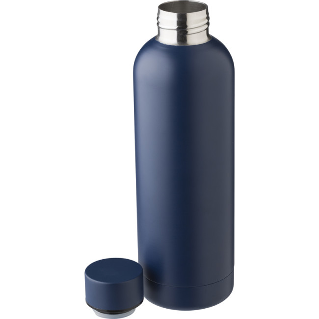 Branded Alasia Recycled Stainless Steel Double Walled Bottle 500ml - Image 3