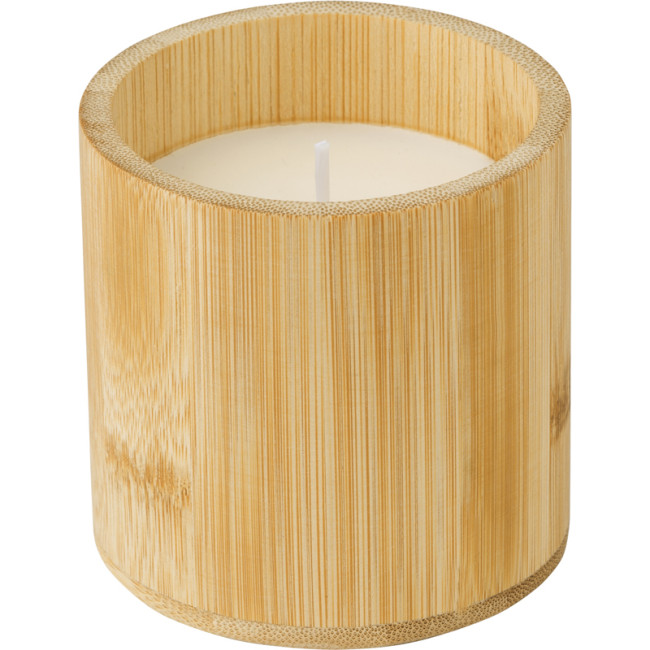 Branded Bamboo Candle 30 Hours - Image 1