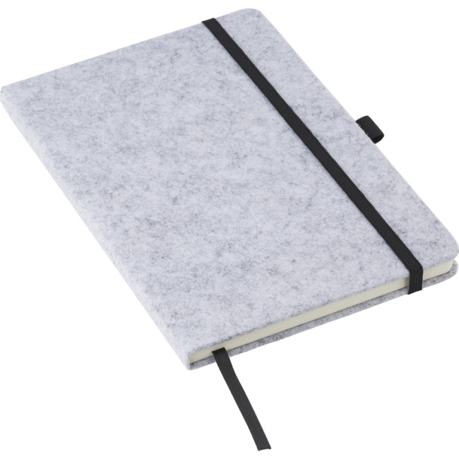 Custom Printed Rpet Felt A5 Notebook - Image 1