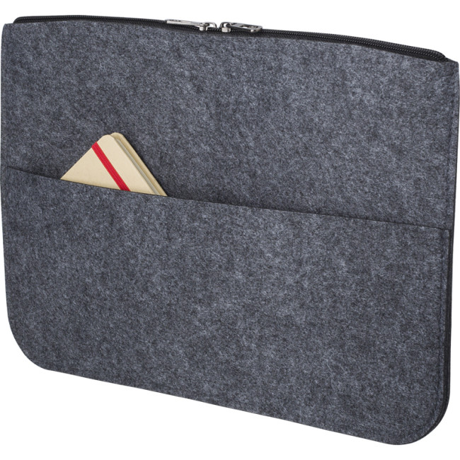 Custom Printed Rpet Felt Laptop Pouch - Image 1