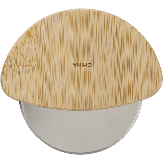 Branded Bamboo Pizza Cutter - Image 3