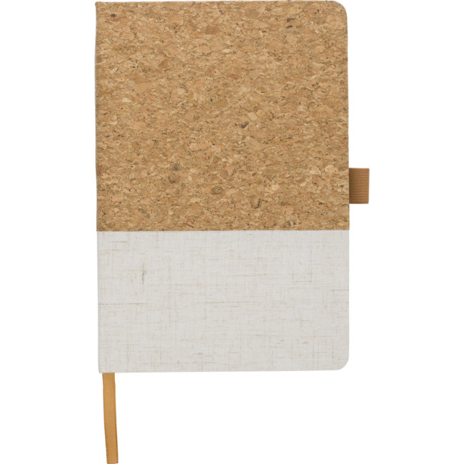 Custom Printed Cork & Cotton A5 Notebook - Image 4