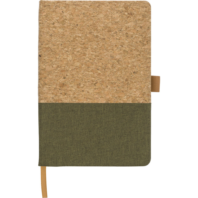 Custom Printed Cork & Cotton A5 Notebook - Image 5